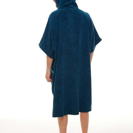 Red Luxury Towelling Changing Robe Navy (Various Sizes) By Red Paddle Co