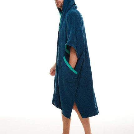 Red Luxury Towelling Changing Robe Navy (Various Sizes) By Red Paddle Co