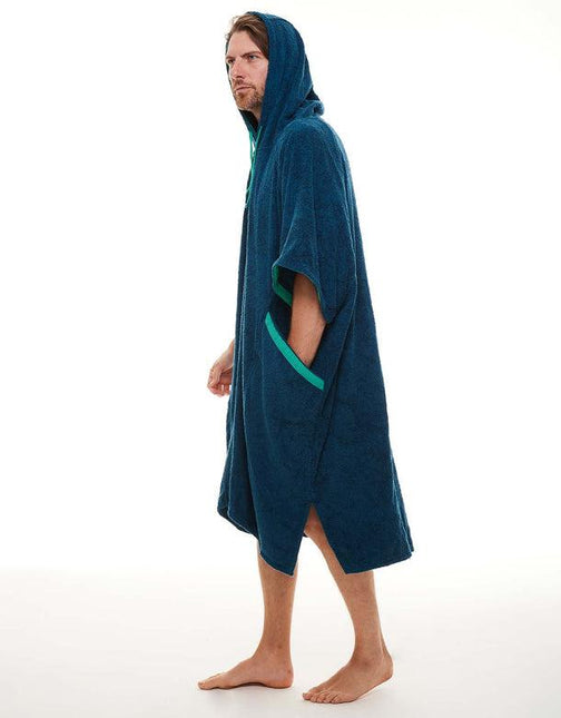 Red Luxury Towelling Changing Robe Navy (Various Sizes) By Red Paddle Co