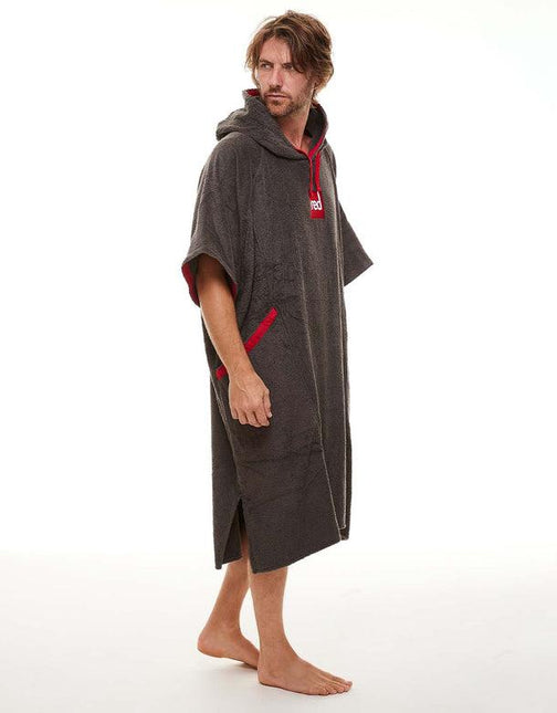 Red Original Quick Dry Microfibre Changing Robe - Grey By Red Paddle Co