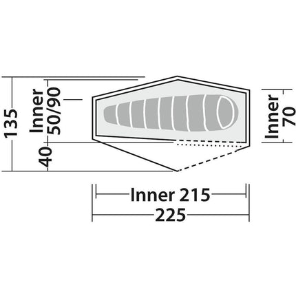 Robens Chaser 1 Man Tent By Robens outdoors