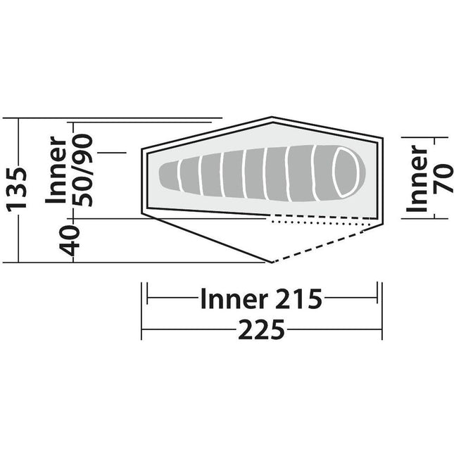 Robens Chaser 1 Man Tent By Robens outdoors