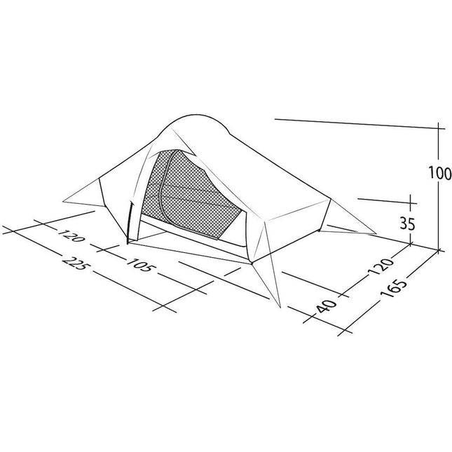 Robens Chaser 2 Tent (2 Man) By Robens outdoors