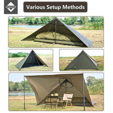 Onewind Solitary Ultralight Single-Topped Cape Shelter By Onewind Outdoors