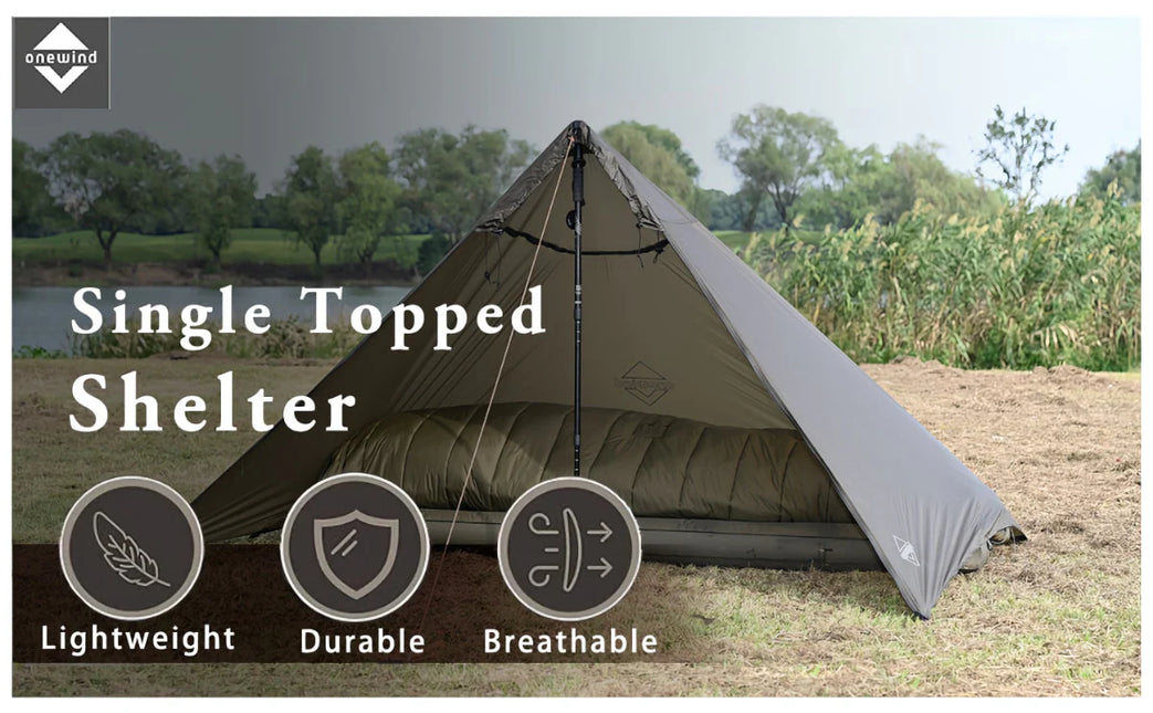 Onewind Solitary Ultralight Single-Topped Cape Shelter By Onewind Outdoors