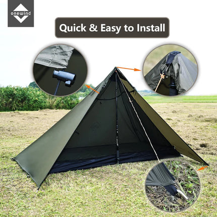 Onewind Solitary Ultralight Single-Topped Cape Shelter By Onewind Outdoors