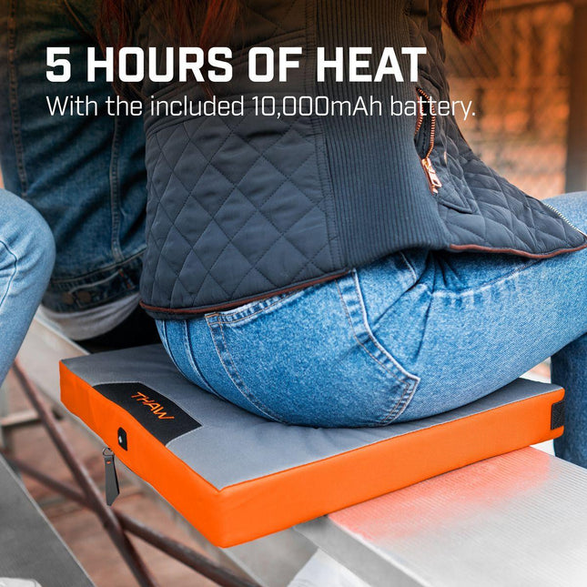 Rechargeable THAW Heated Seat Pad By Thaw Gear