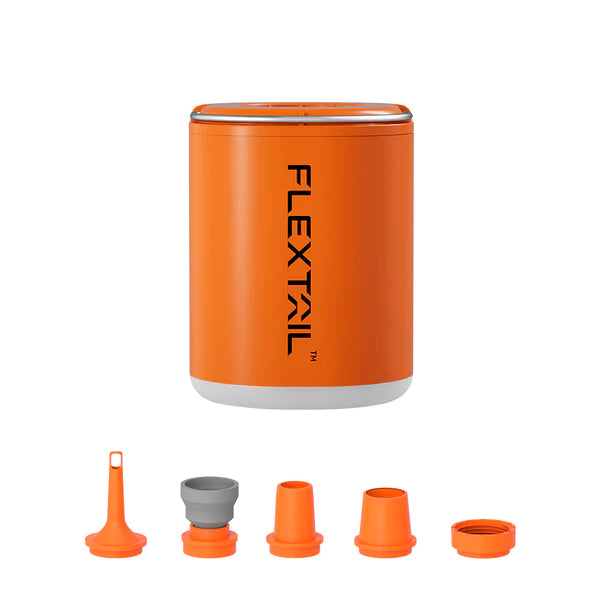 Flextail Tiny Pump 2X 3-in-1 Pump With Camping Lamp Orange By Flextail Gear