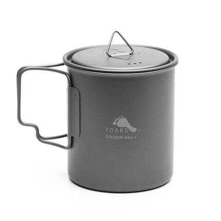 Toaks Light Titanium 450ml Cup with Lid (Ultralight Version) By Toaks Outdoors