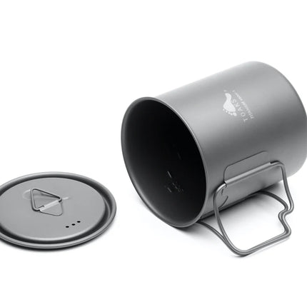 Toaks Light Titanium 450ml Cup with Lid (Ultralight Version) By Toaks Outdoors