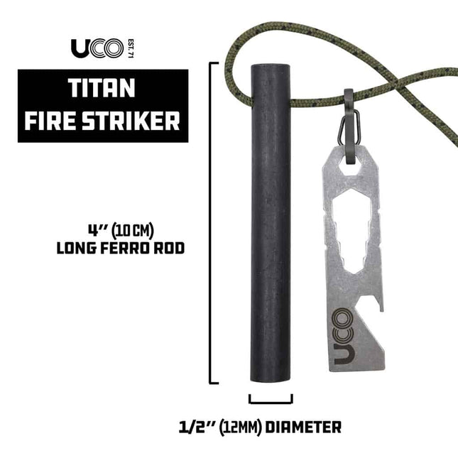 UCO Titan Fire Striker Ferro Rod By UCO