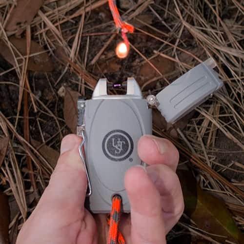 UST TekFire LED Fuel-Free Lighter, Orange By UST Gear