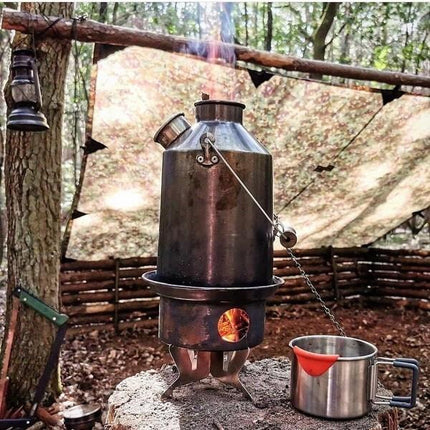 Kelly Kettle Ultimate 'Base Camp' Kit (Stainless Steel) - VALUE DEAL By Kelly Kettle