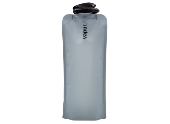 Vapur Wide Mouth 1.0L Folding Water Bottle (Various Colours) Graphite By Vapur