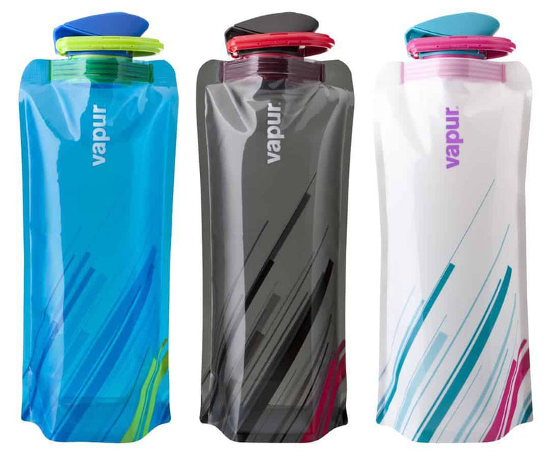 Vapur Wide Mouth 700ml Folding Water Bottle (Various Colours) By Vapur