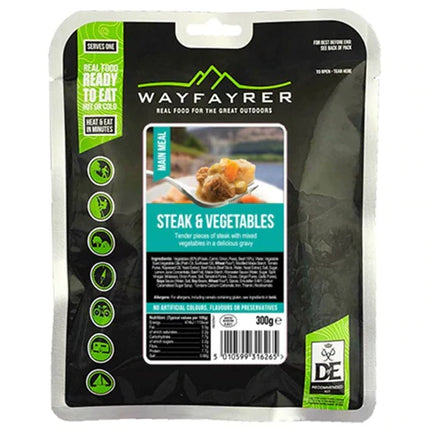 Wayfayrer Steak & Vegetables 300g By Wayfayrer Meals