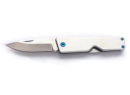 Whitby MINT EDC Pocket Knife (2.5") (Various Colours) Stainless Silver By Whitby Knives and Gear