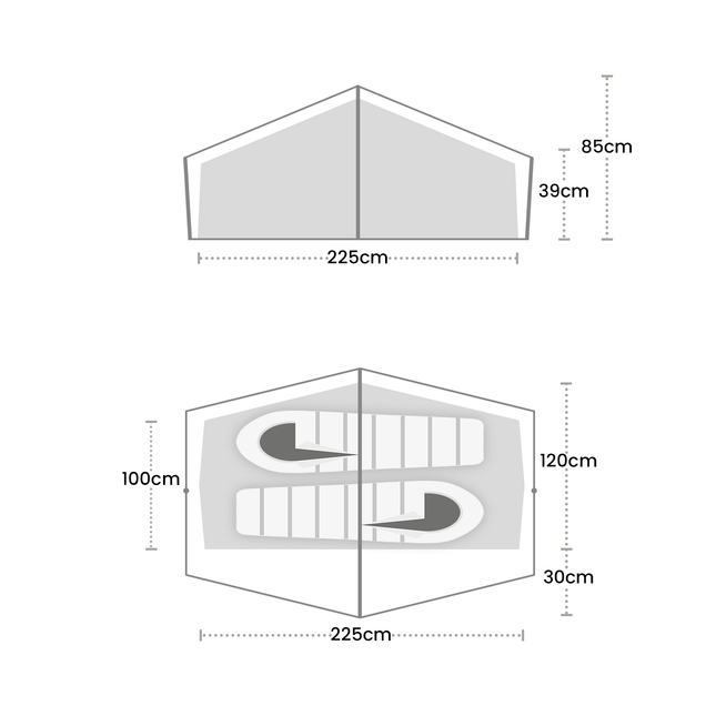 Wild Country Zephyros Compact 2 Tent With Footprint By Terra Nova | Wild Country