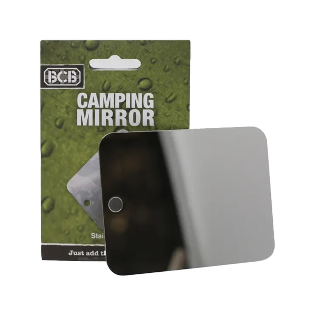 BCB Camping Mirror (Stainless Steel) By BCB International