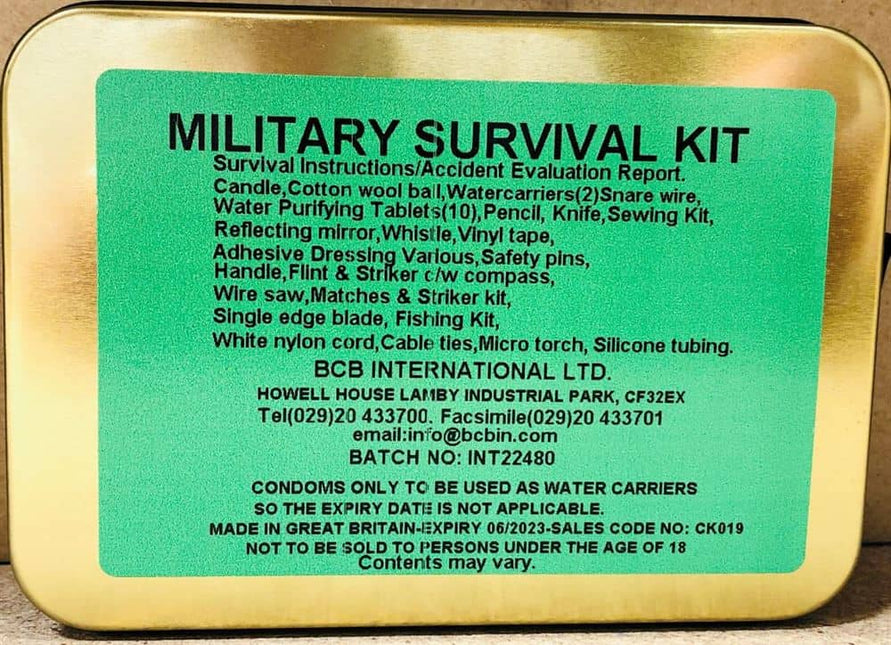 BCB Military Survival Kit By BCB International