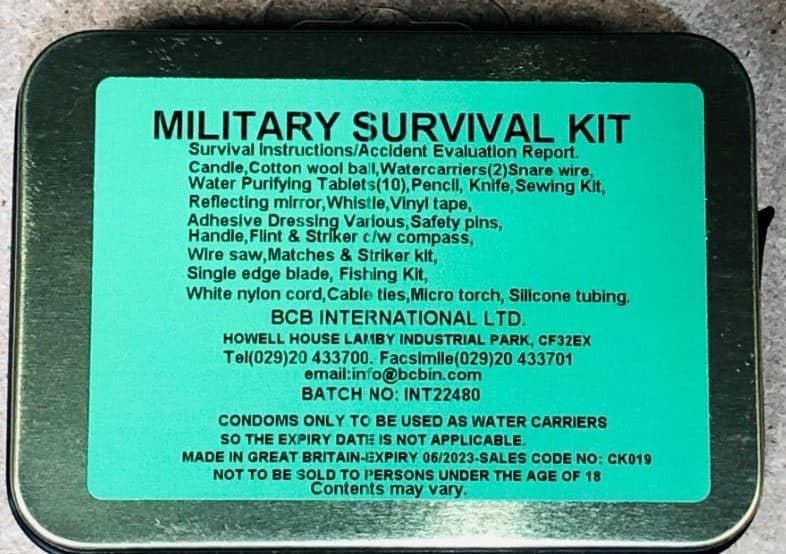 BCB Military Survival Kit By BCB International