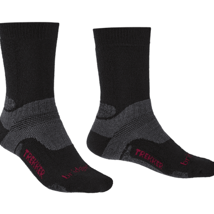 Bridgedale Hike Mid-weight Boot Sock -Black XL By BRIDGEDALE