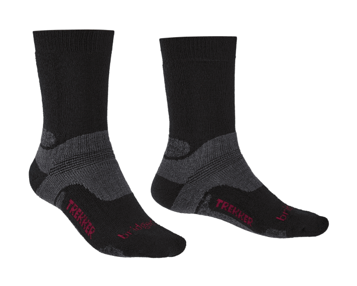 Bridgedale Hike Mid-weight Boot Sock -Black XL By BRIDGEDALE