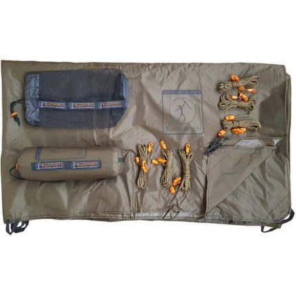 Bushmen Ultralight Tarp 2x3 - Dark Olive By Bushmen