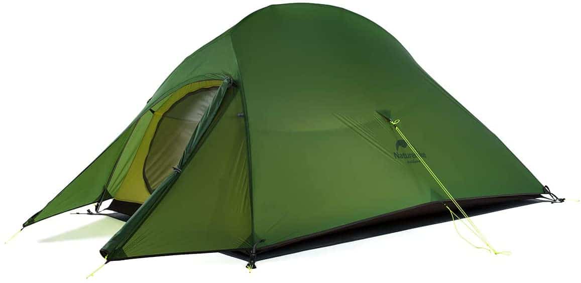 Naturehike Cloud Up 2 Updated Version With Mat 20D (Various Colours) Forest Green By NatureHike