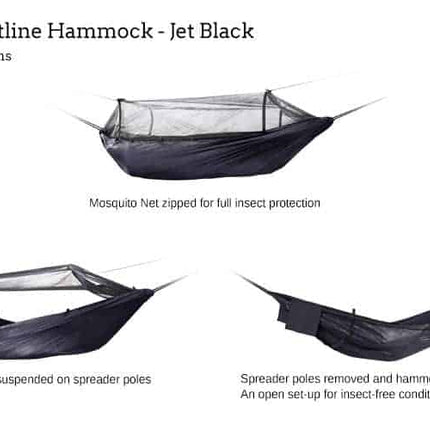 DD Frontline Hammock - Jet Black By DD Hammocks