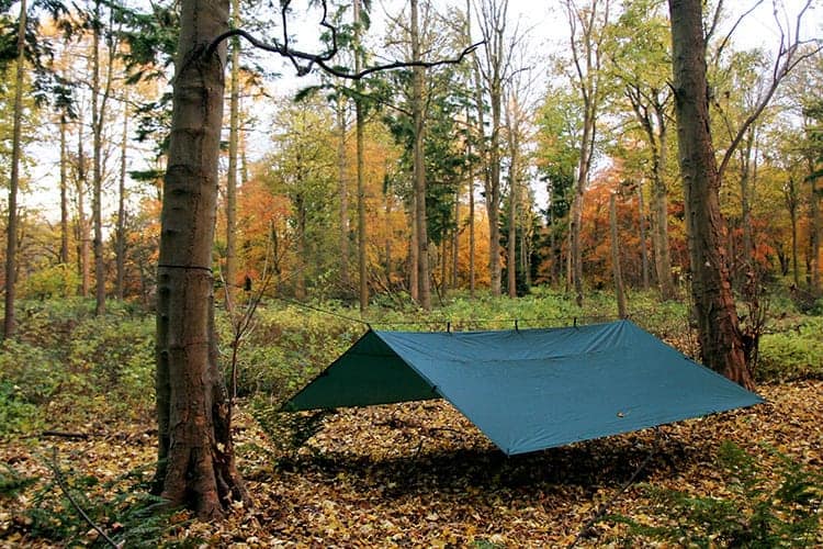 DD Forest Green 4 x 4 Tarp By DD Hammocks