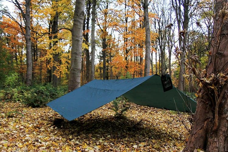 DD Forest Green 4 x 4 Tarp By DD Hammocks