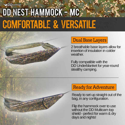 DD Nest Hammock - MC Multicamo By DD Hammocks