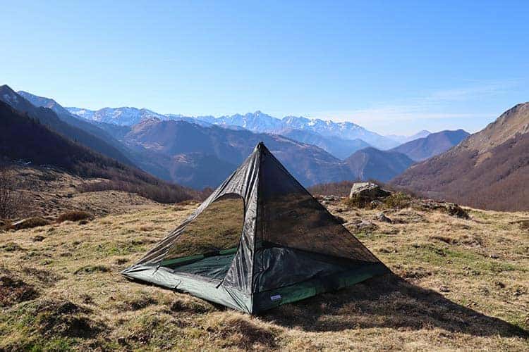 DD SuperLight Pyramid Mesh Tent By DD Hammocks