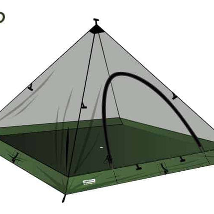 DD SuperLight Pyramid Mesh Tent By DD Hammocks