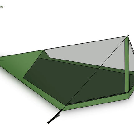 DD SuperLight - Bikepacker Mesh Tent By DD Hammocks