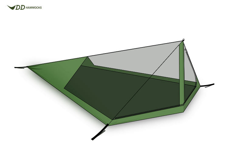 DD SuperLight - Bikepacker Mesh Tent By DD Hammocks