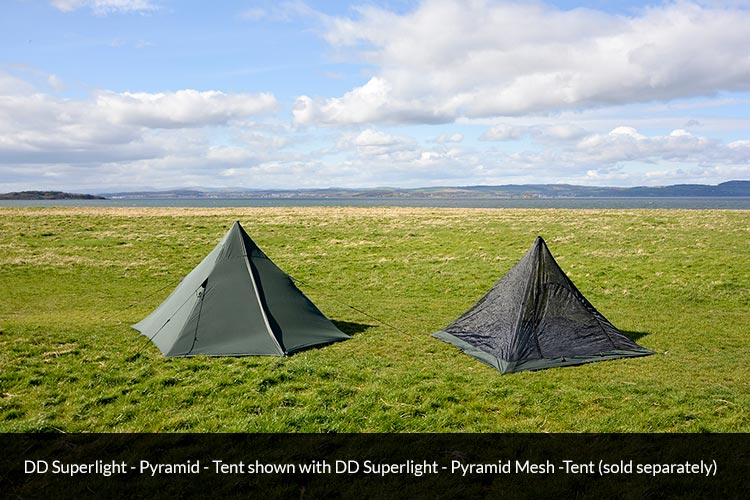 DD SuperLight Pyramid Mesh Tent By DD Hammocks