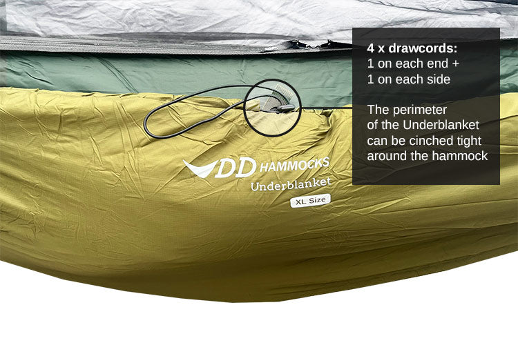 DD Hammock Underblanket XL - Olive Green By DD Hammocks