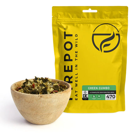 Firepot Green Gumbo Dehydrated Meal (Vegan - 110g) By Firepot Food