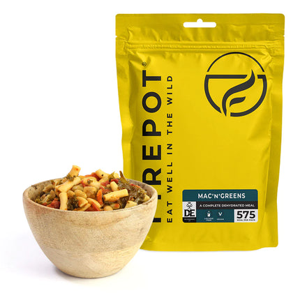 Firepot Mac'n'Greens (Vegan) 135g Dehydrated By Firepot Food