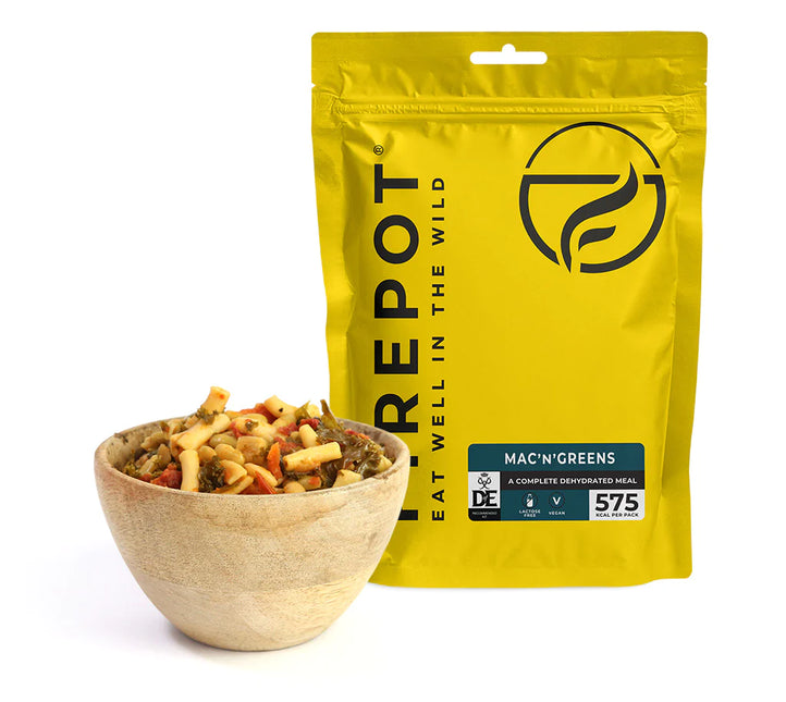 Firepot Mac'n'Greens (Vegan) 135g Dehydrated By Firepot Food