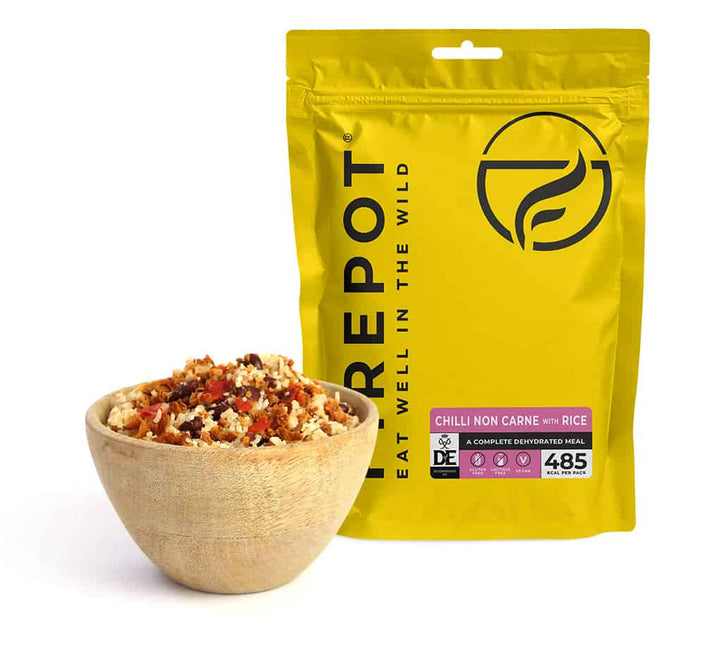 Firepot Chilli Non Carne and Rice (Dehydrated) By Firepot Food