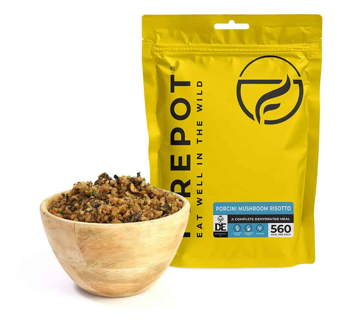 Firepot Porcini Mushroom Risotto 135g Dehydrated By Firepot Food