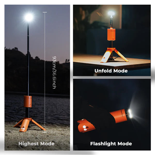 Flextail EVO LANTERN - FLEXTAIL x OuTask 2-in-1 Telescopic Lantern By Flextail Gear