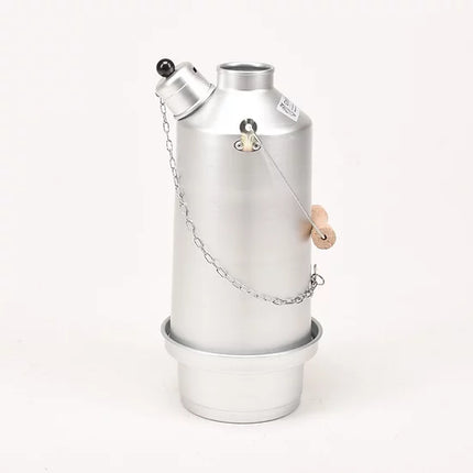 Ghillie Kettle 1.5L Adventurer Silver Anodised | Storm Kettle By Ghillie Kettle Co