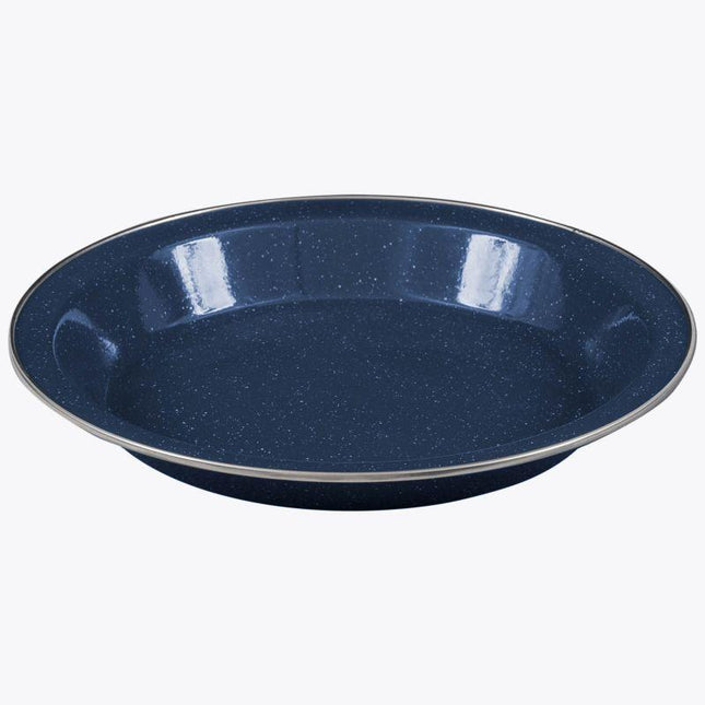 Highlander Deluxe Enamel Plate (Various Colours) Navy Blue By Highlander Outdoor