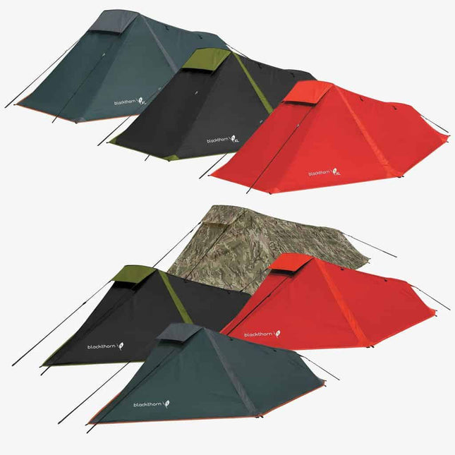 Highlander Blackthorn 1 XL Lightweight Tent (Various Colours) By Highlander Outdoor