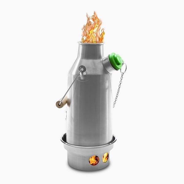 Kelly Kettle Trekker' Kit Fire Kettle and Stove (Stainless Steel) By Kelly Kettle