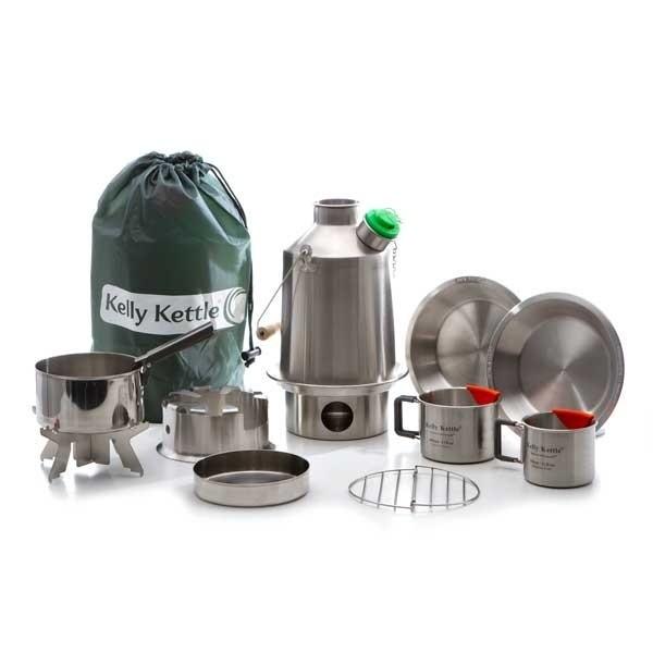 Kelly Kettle Ultimate 'Scout' Kit (Stainless steel) - VALUE DEAL By Kelly Kettle